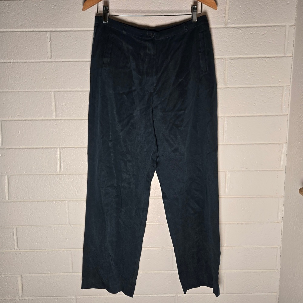 Vtg Sigrid Olsen Sport 100% Tencel Lyocell Pants 8‎ Straight Career Office Chic